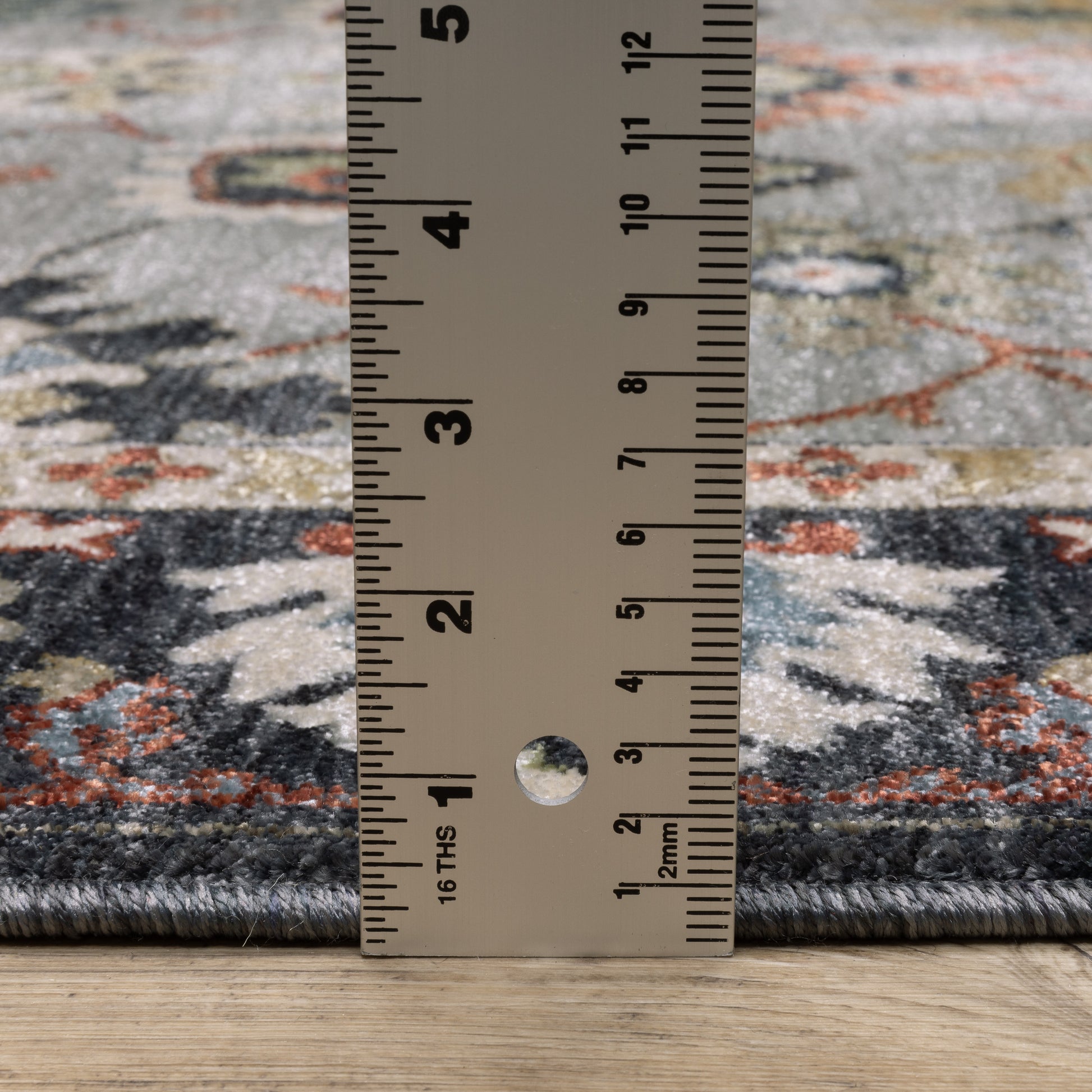 Eliana Floral Blue/ Multi Cut Pile Rug