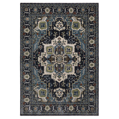 Eliana ELI09 Blue Medallion Rug