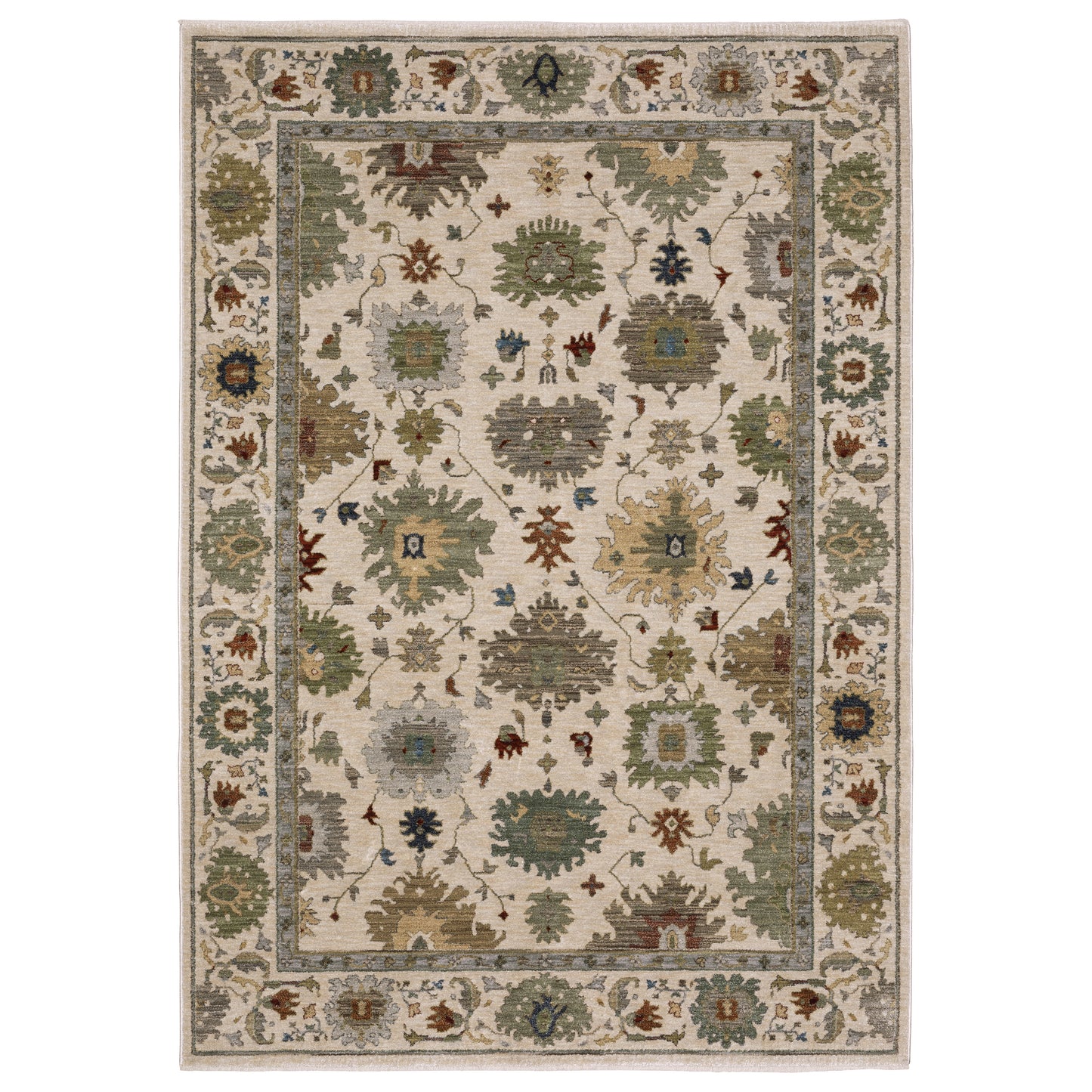 Eliana ELI10 Ivory Oriental Rug