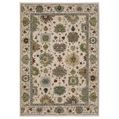 Eliana ELI10 Ivory Oriental Rug