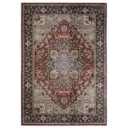 Eliana ELI11 Red Medallion Rug