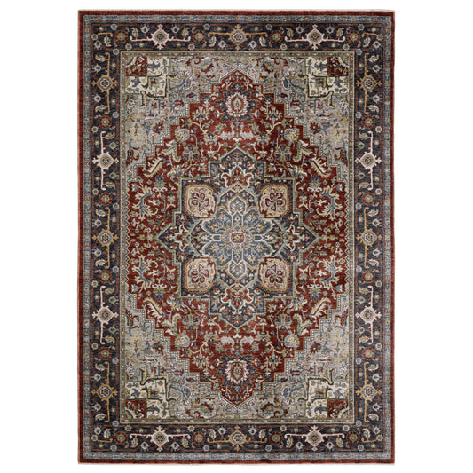 Eliana ELI11 Red Medallion Rug