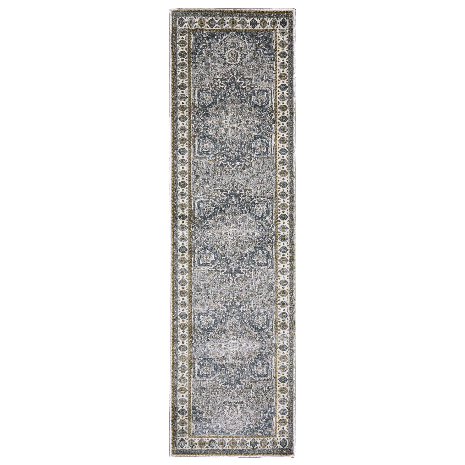 Ellington ELL02 Blue Medallion Rug