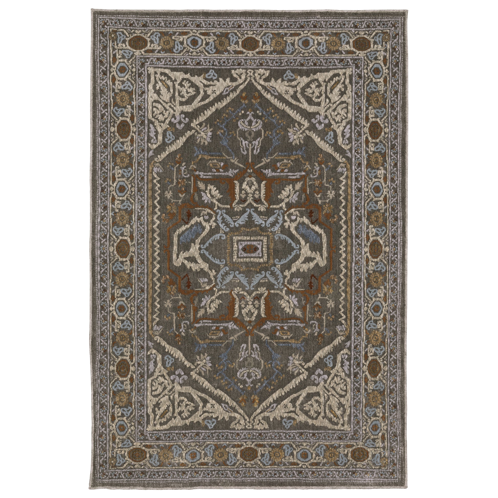Ellington ELL05 Grey Medallion Rug