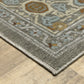 Ellington ELL05 Grey Medallion Rug