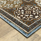 Ellington ELL06 Rust Medallion Rug