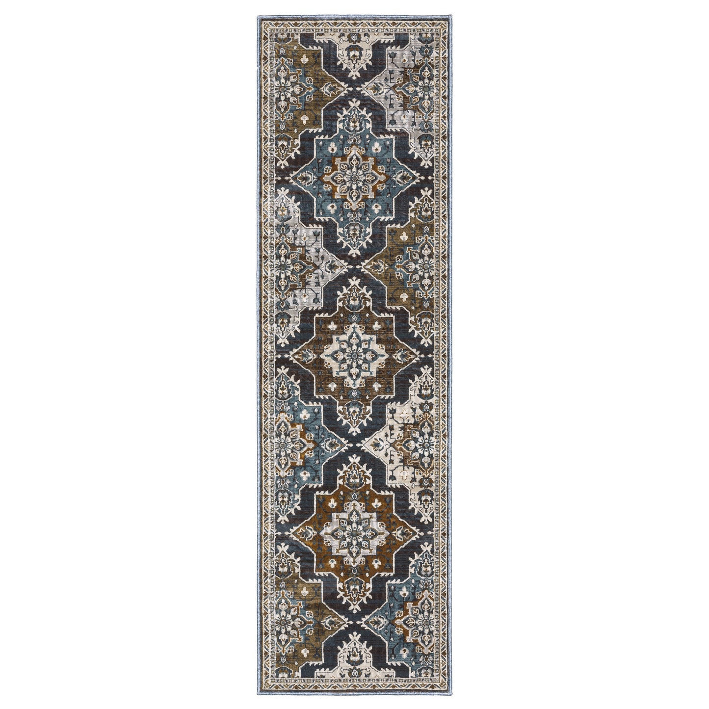 Ellington ELL07 Blue Oriental Rug