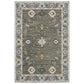 Ellington ELL09 Grey Floral Rug