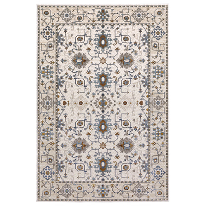 Ellington ELL10 Ivory Floral Rug