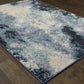 Evolution 8000B Navy Abstract Rug