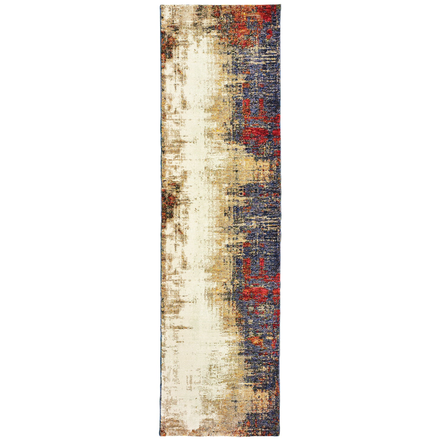 Evolution 8001A Ivory Abstract Rug