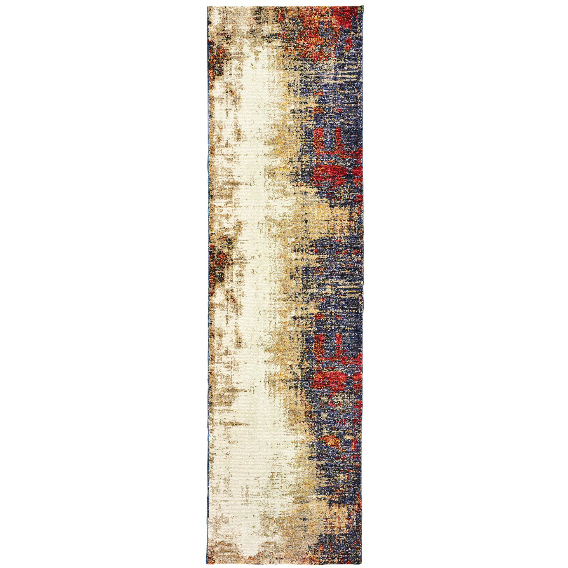 Evolution 8001A Ivory Abstract Rug