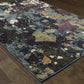 Evolution 8029A Navy Abstract Rug