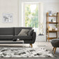 Evolution 8035B Charcoal Abstract Rug