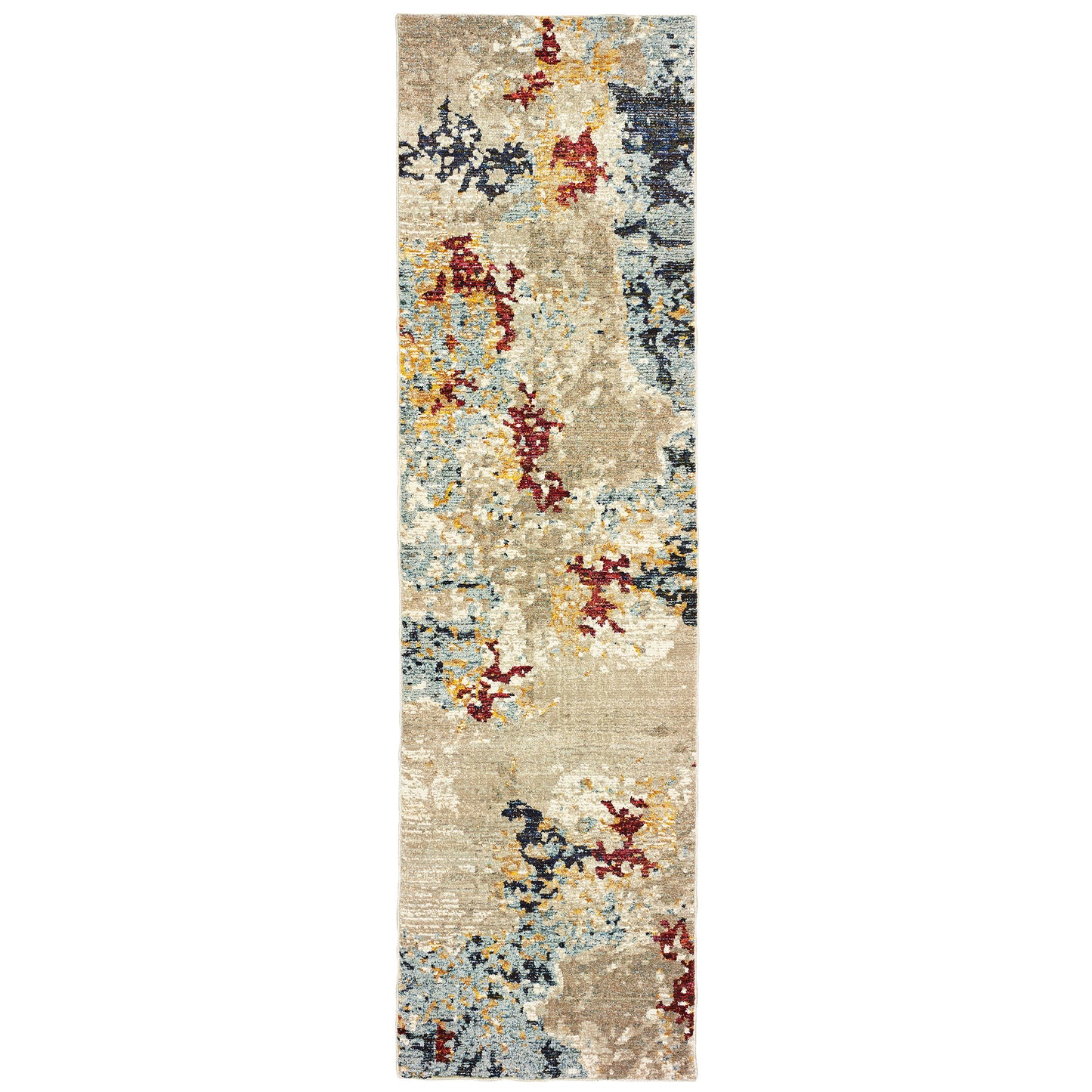 Evolution 8043K Beige Abstract Rug