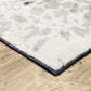 Evolution 0962A Blue Abstract Rug