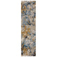 Evolution 0980A Blue Abstract Rug