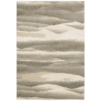 Evolution 0982C Beige Abstract Rug
