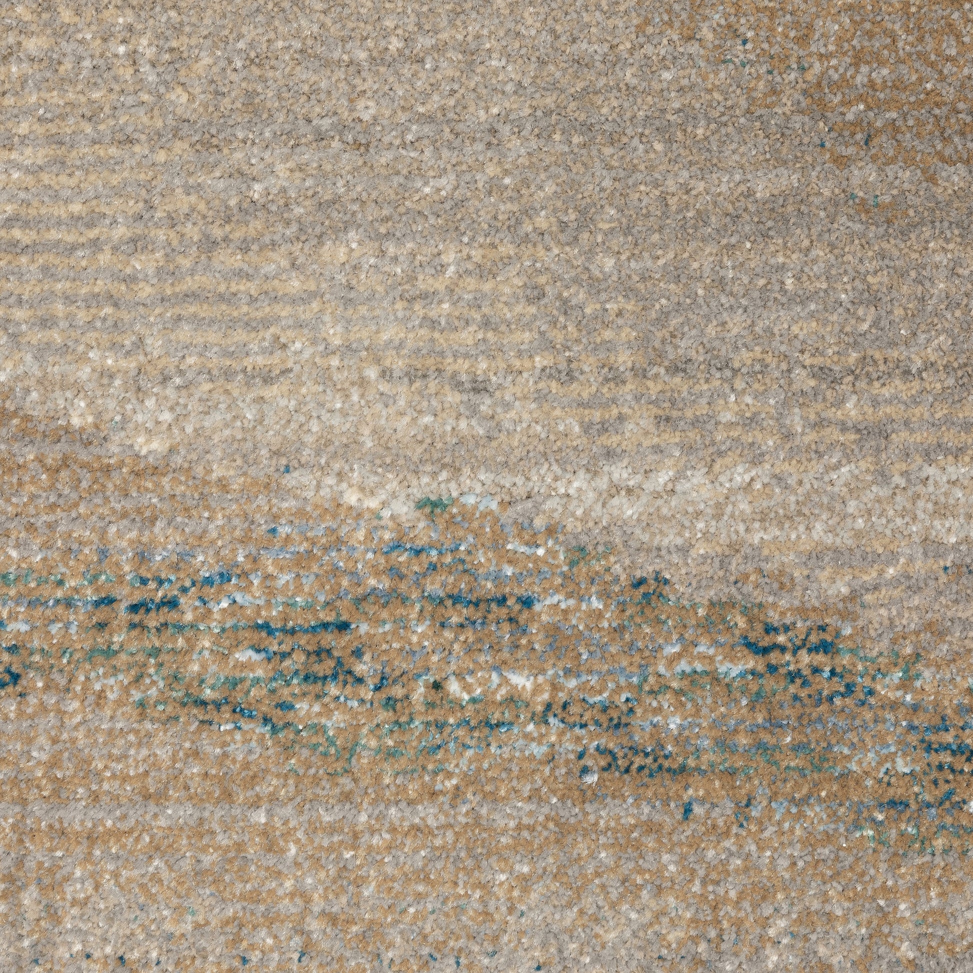 Evolution Abstract Beige/ Ivory Cut Pile Rug