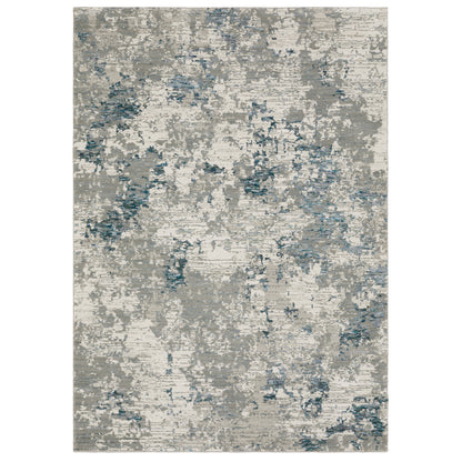 Evolution 0984D Grey Abstract Rug