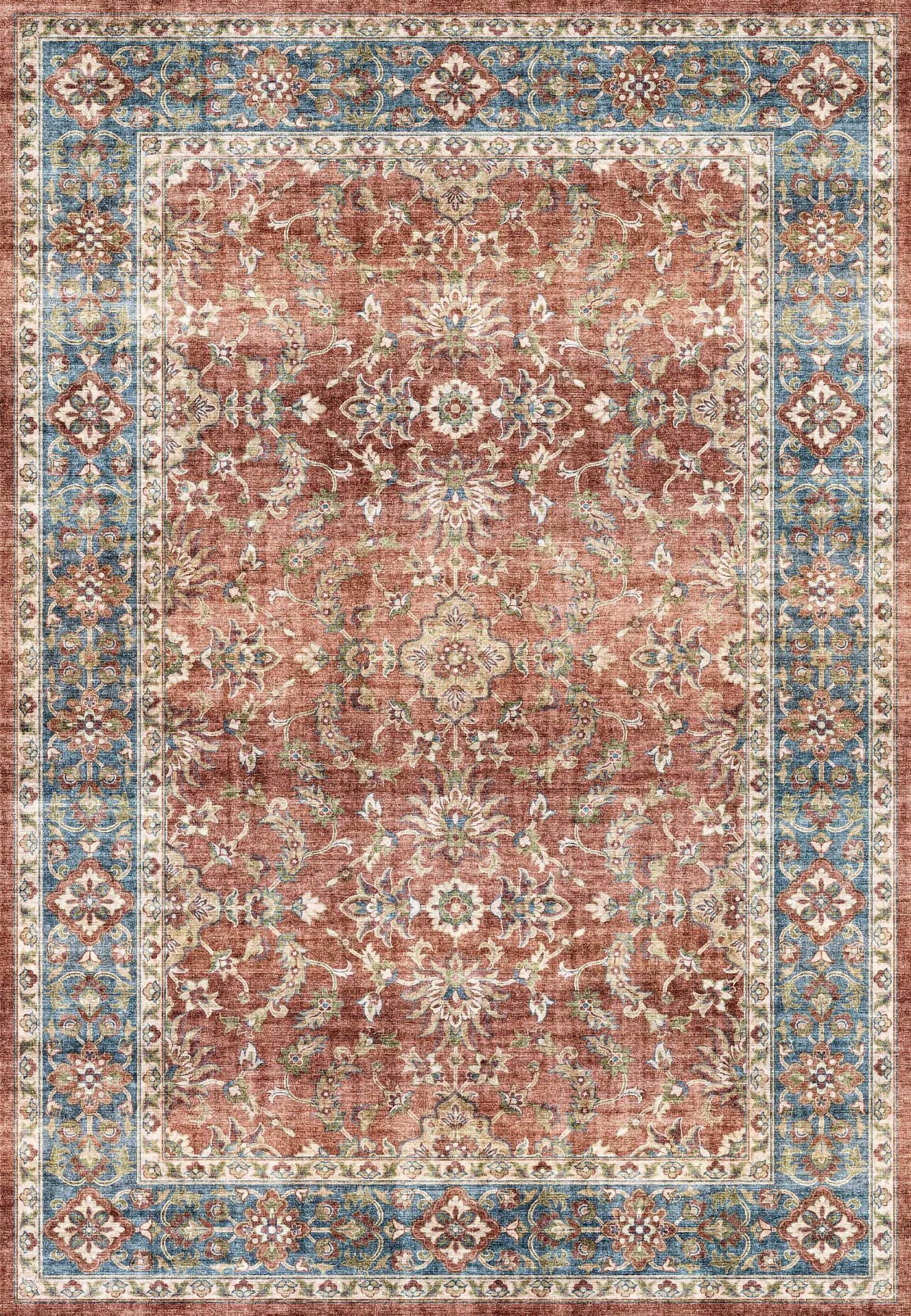 ELISE 6301 Red/Blue/Beige – main
