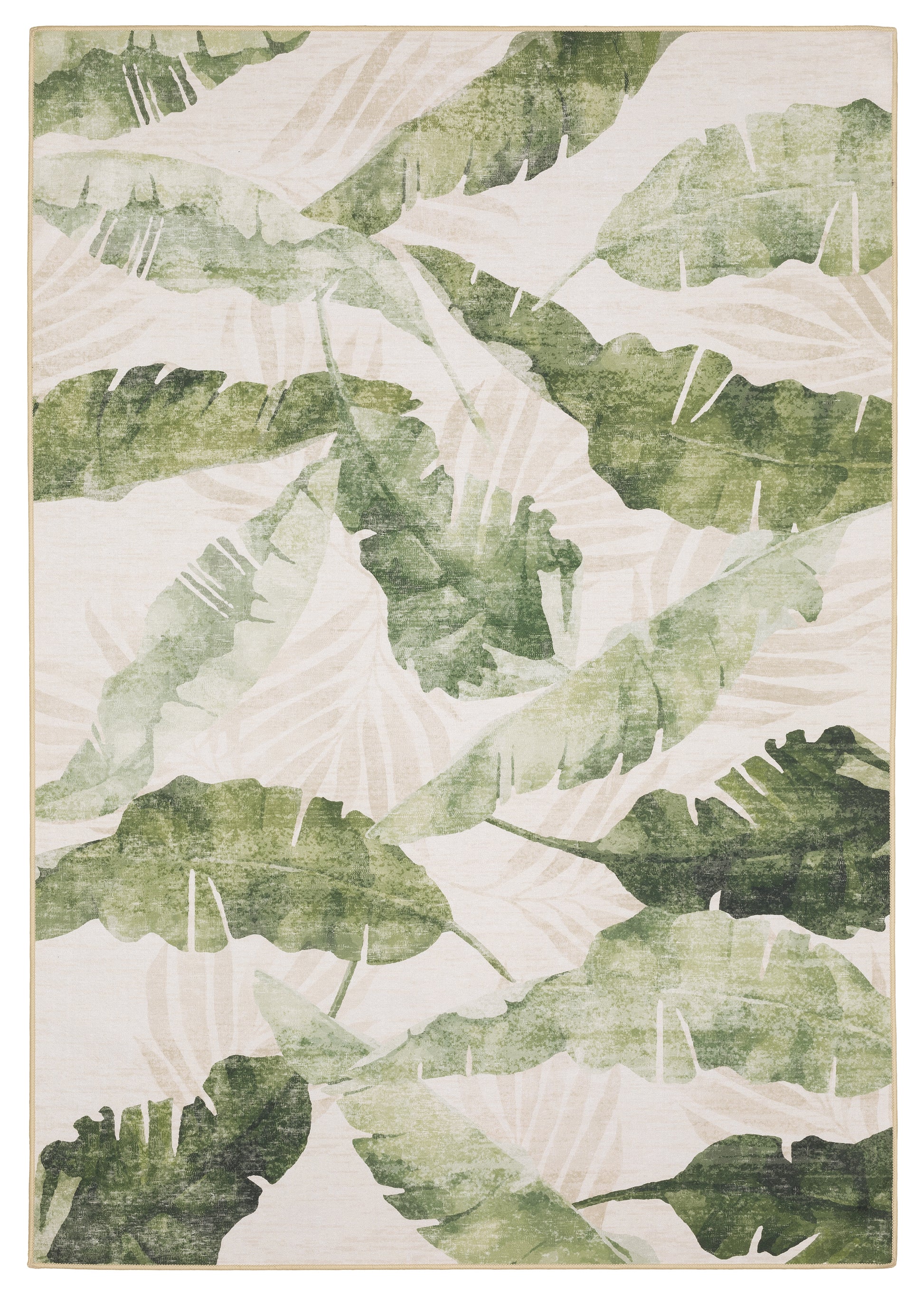 Fiji FIJ02 Beige Botanical Rug