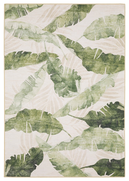 Fiji FIJ02 Beige Botanical Rug
