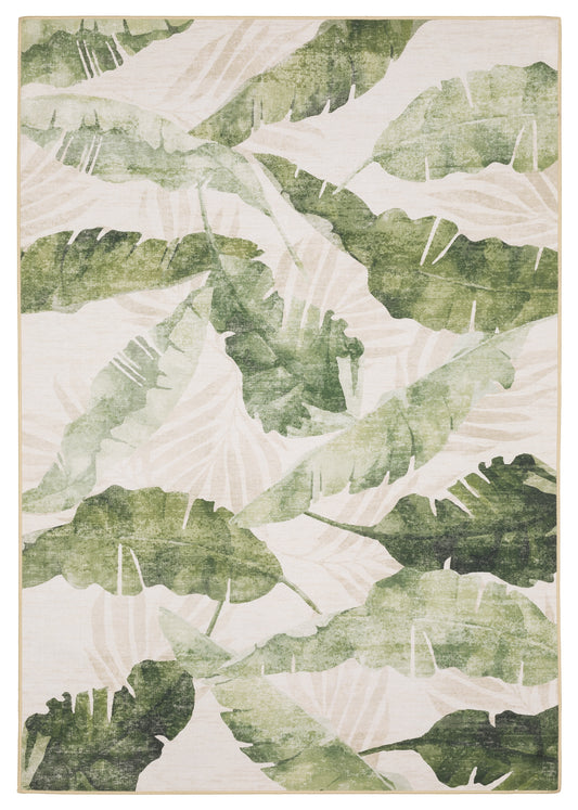 Fiji FIJ02 Beige Botanical Rug