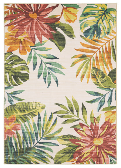 Fiji FIJ07 Beige Botanical Rug
