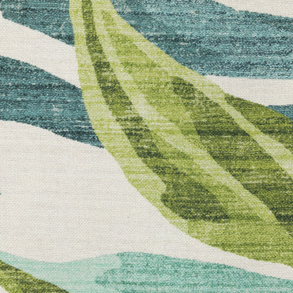 Fiji Botanical Beige/ Multi Tropical Flat Weave Rug
