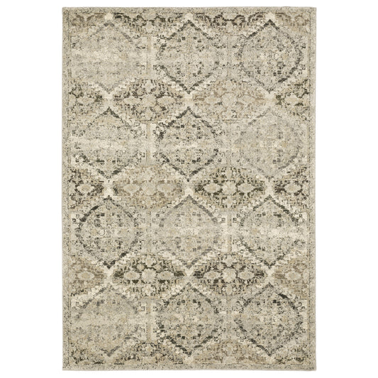 Florence 270H6 Ivory Distressed Rug