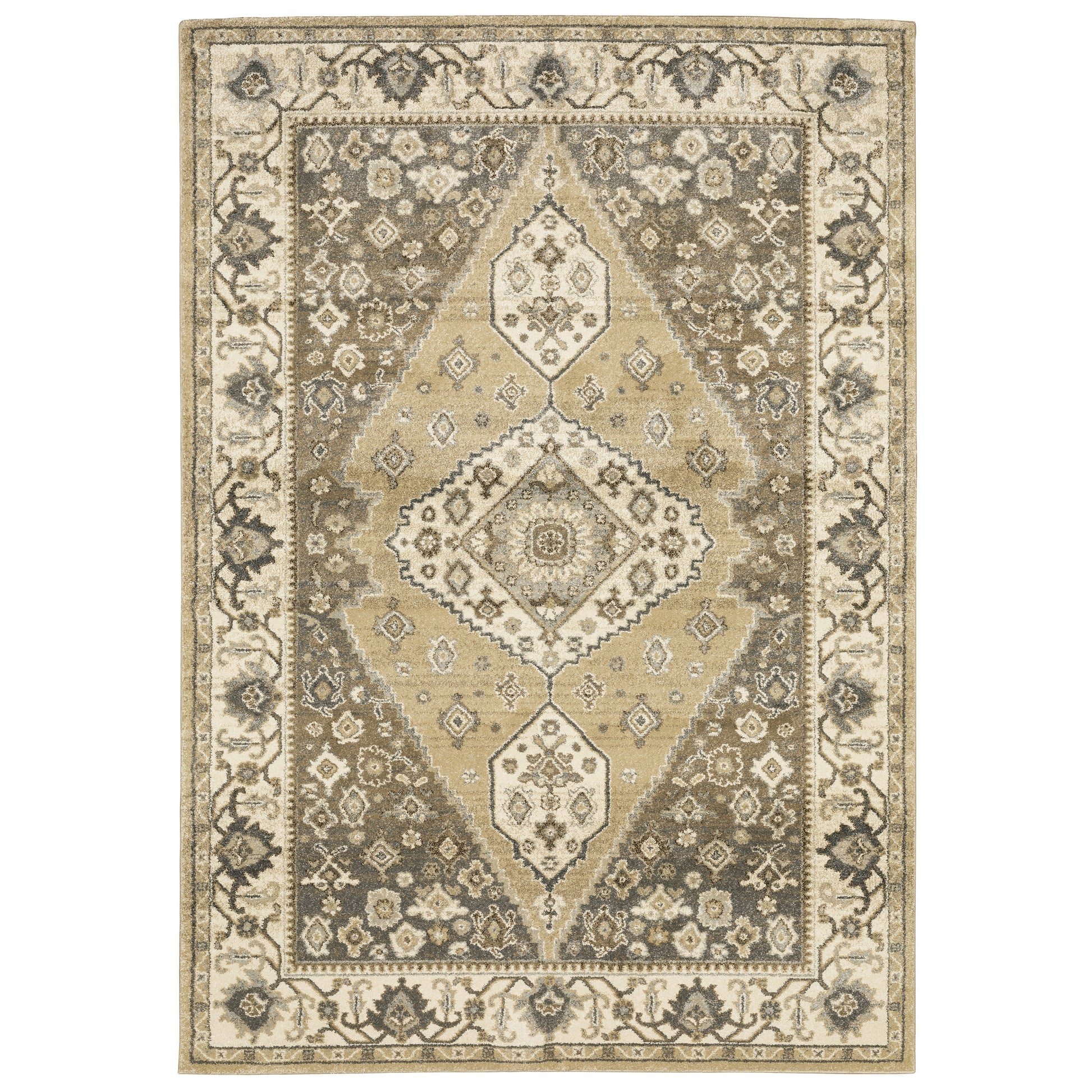 Florence 661I6 Beige Medallion Rug