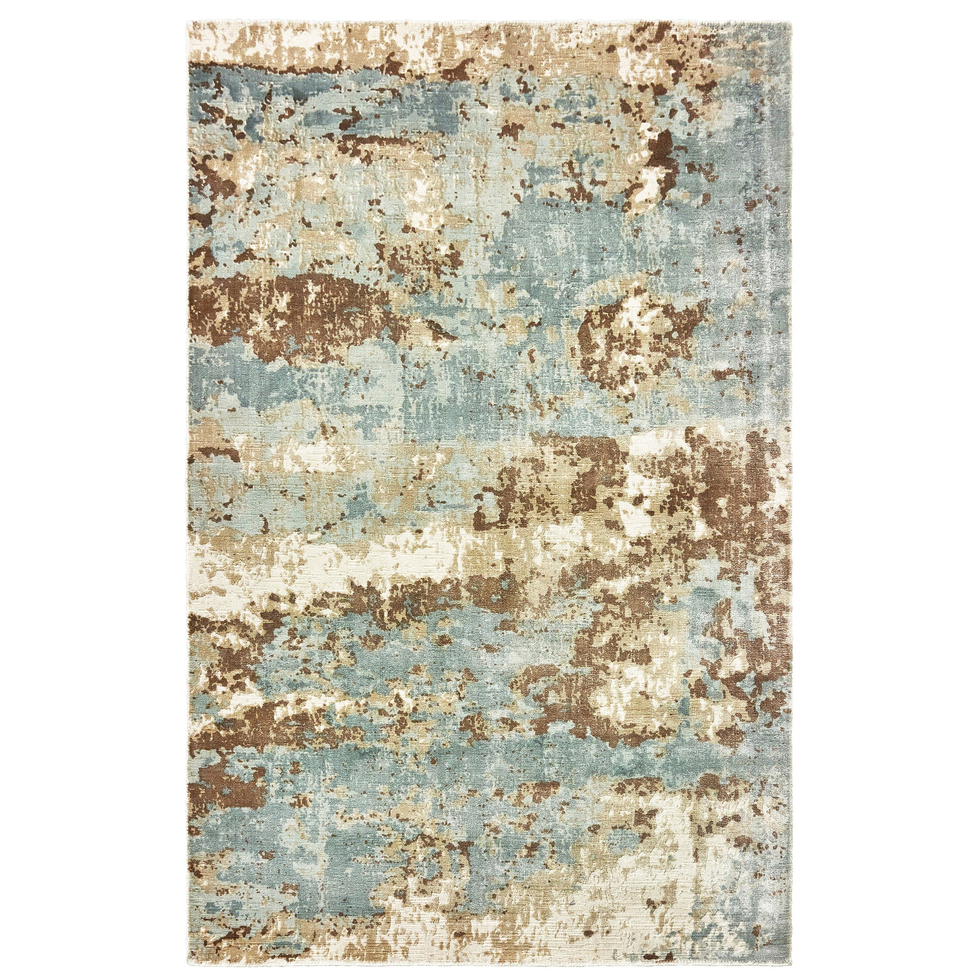 Formations 70001 Blue Distressed Rug