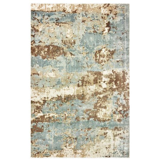 Formations 70001 Blue Distressed Rug