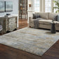 Formations 70001 Blue Distressed Rug