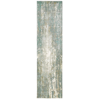 Formations 70002 Blue Distressed Rug