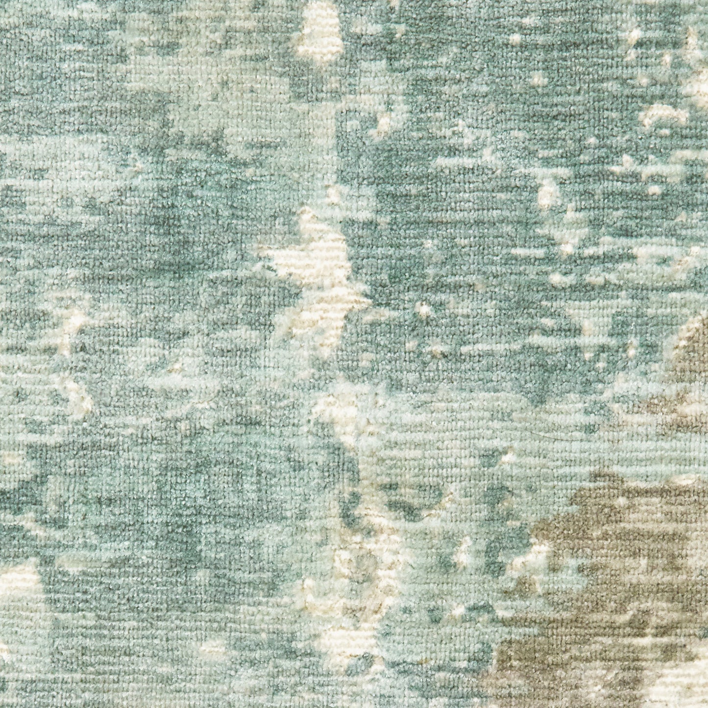 Formations Distressed Blue/ Grey Abstract Cut Pile Rug