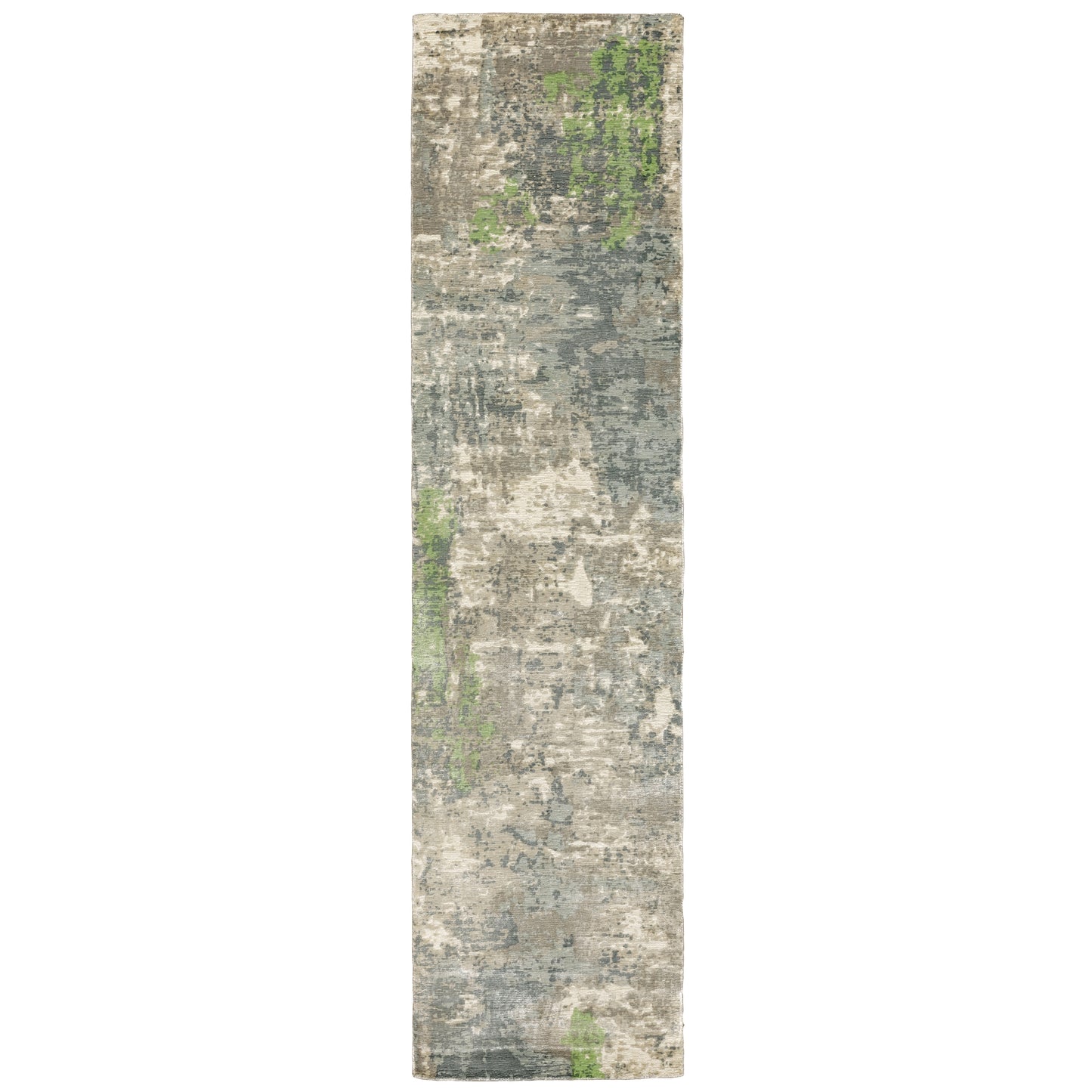 Formations 70007 Blue/ Green Distressed Abstract Rug