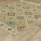 Francesca FR05D Beige Floral Rug