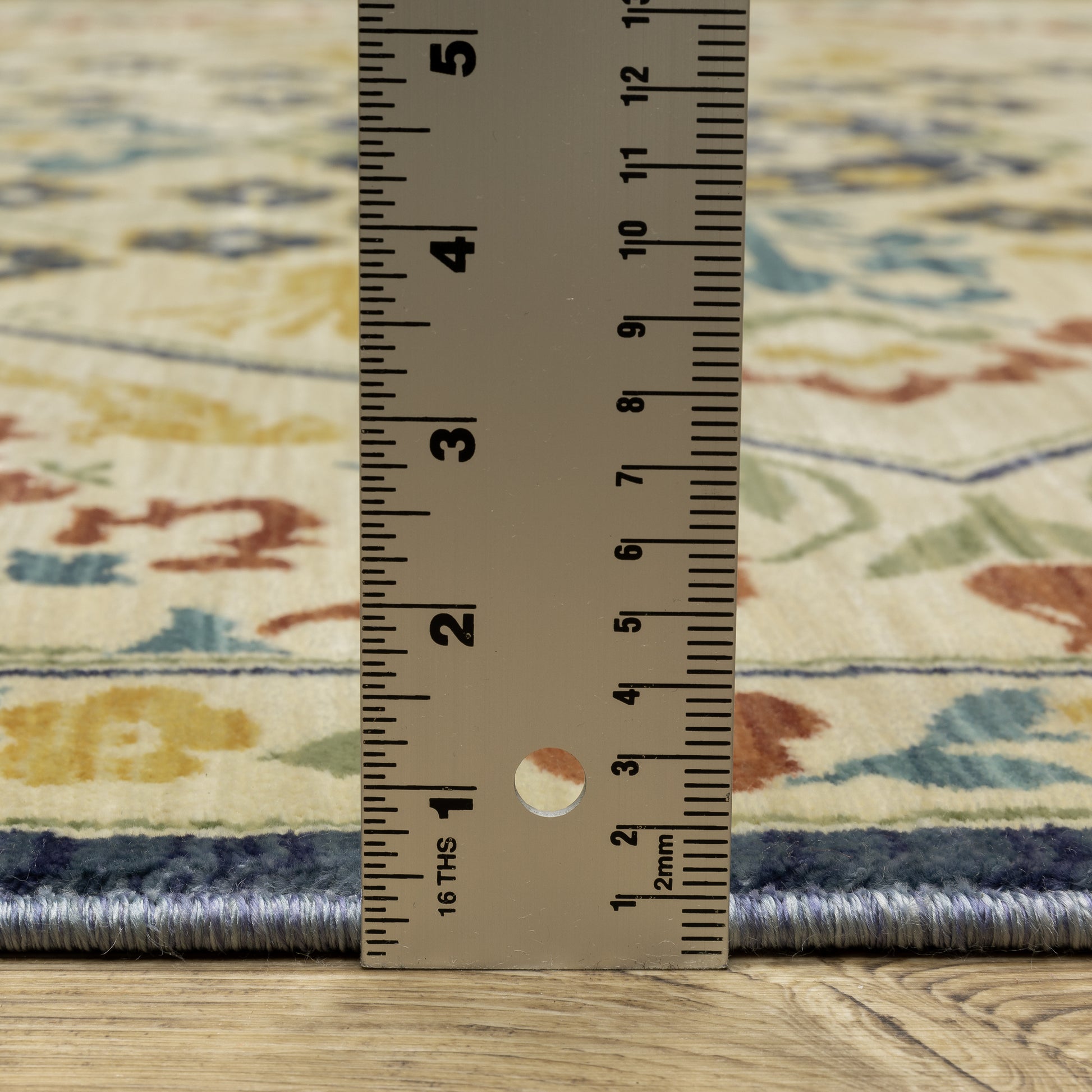 Francesca Medallion Ivory/ Multi Floral Cut Pile Rug