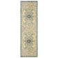 Francesca FR06B Ivory Medallion Rug