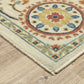 Francesca FR07A Ivory Floral Rug