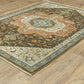 Francesca FR09M Brown Medallion Rug