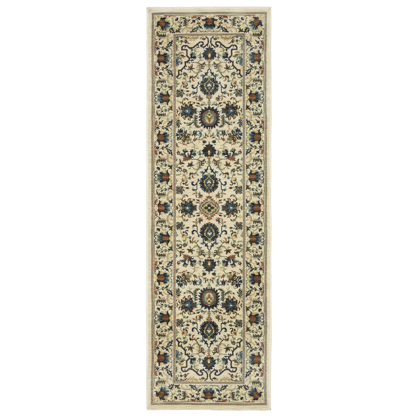 Francesca FR10A Ivory Floral Rug