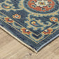 Francesca FR11B Blue Medallion Rug
