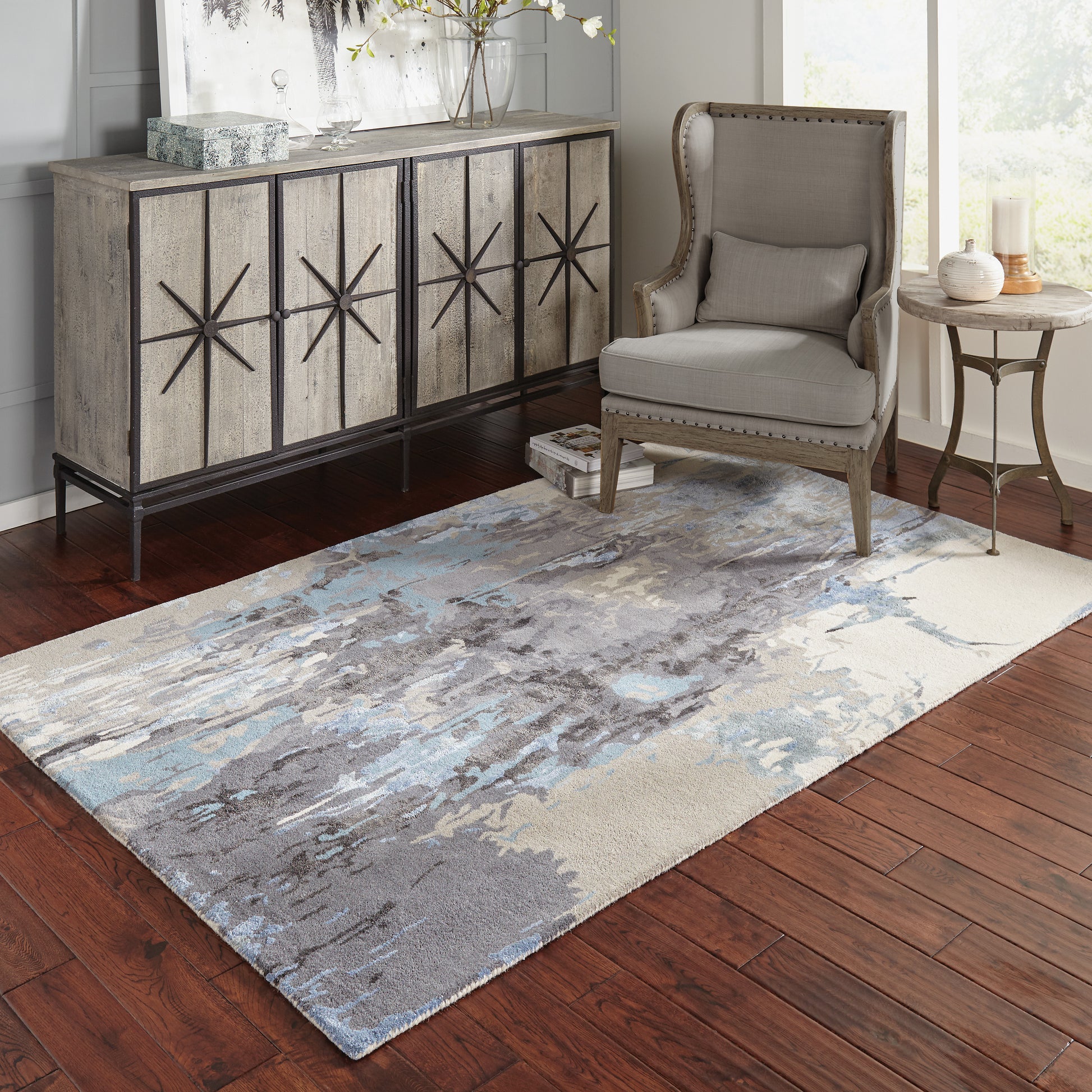 Galaxy 21906 Blue Abstract Rug