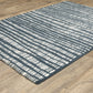 Galileo GAL01 Blue Stripe Rug