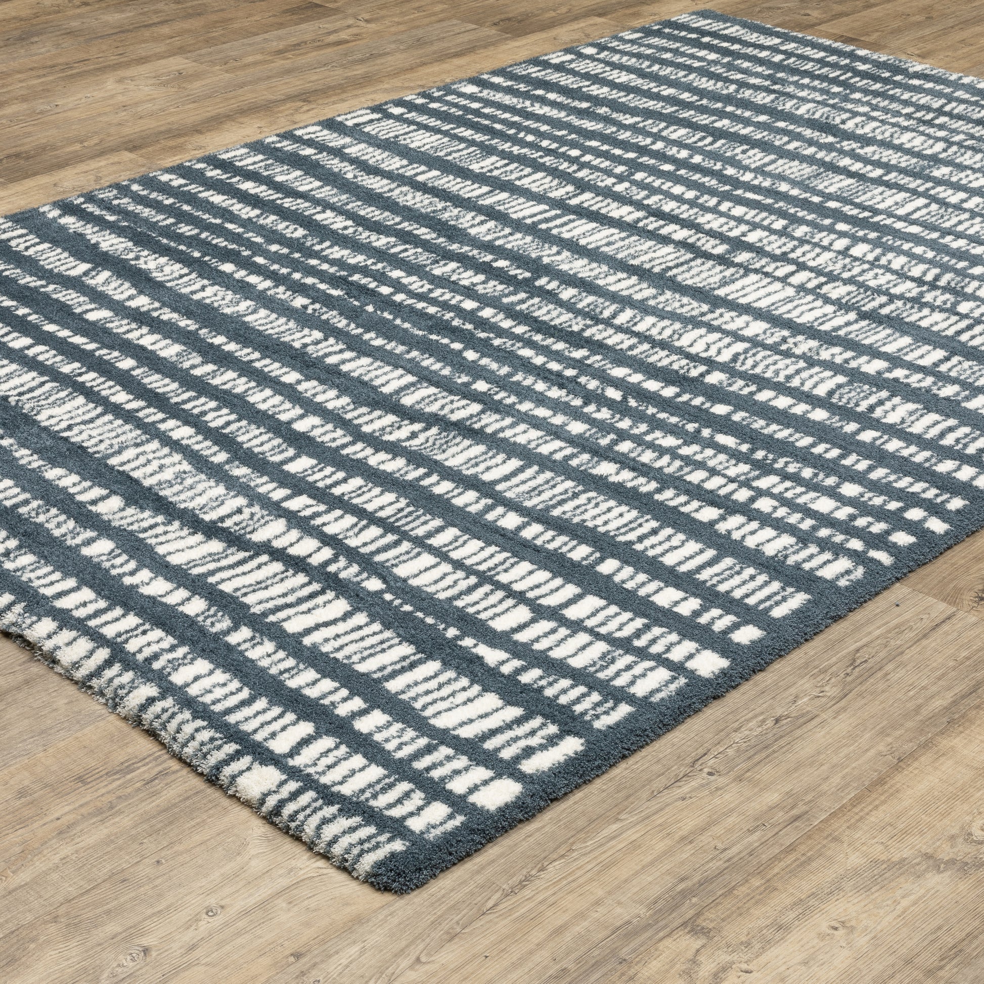 Galileo GAL01 Blue Stripe Rug