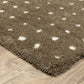 Galileo GAL03 Brown Circles Rug