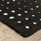 Galileo GAL04 Black Circles Rug